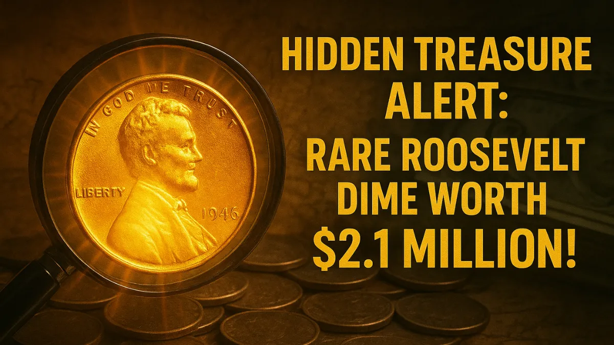 Hidden Treasure Alert: Rare Roosevelt Dime Worth $2.1 Million Could Still Be Out There