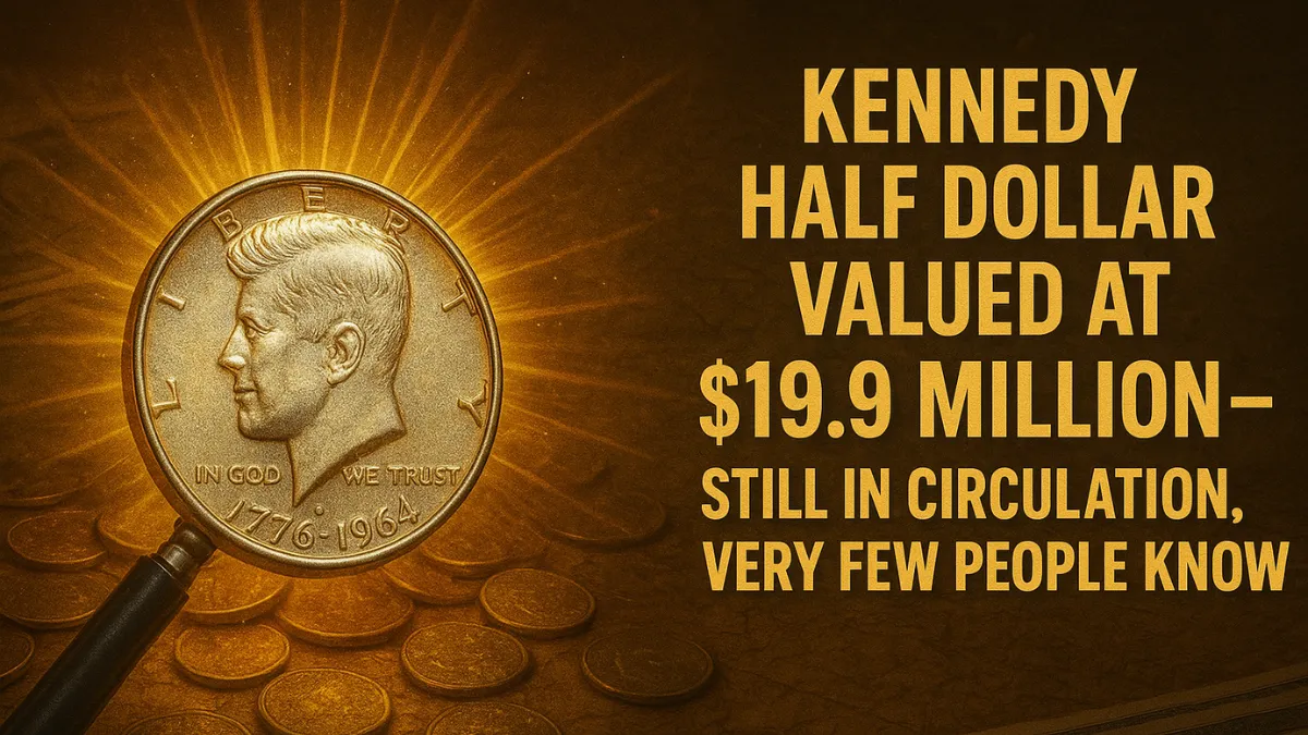 Kennedy Half Dollar Valued at $19.9 Million, Still in Circulation- Very Few People Know